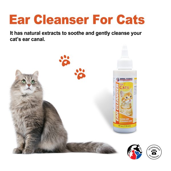 ANIMAL SCIENCE Ear Cleanser for Cats - Image 3