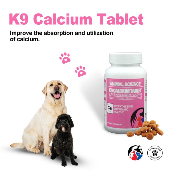 ANIMAL SCIENCE K9 Calcium 30 Tabs - Image 3